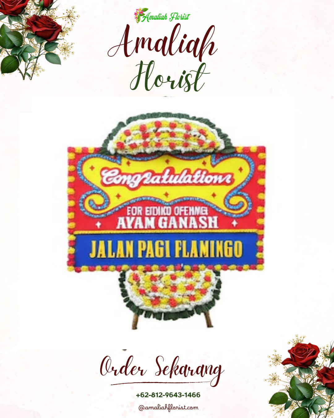Sewa Papan Bunga Wiyung